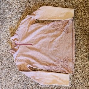 Women's Pink Quarter-Zip Top